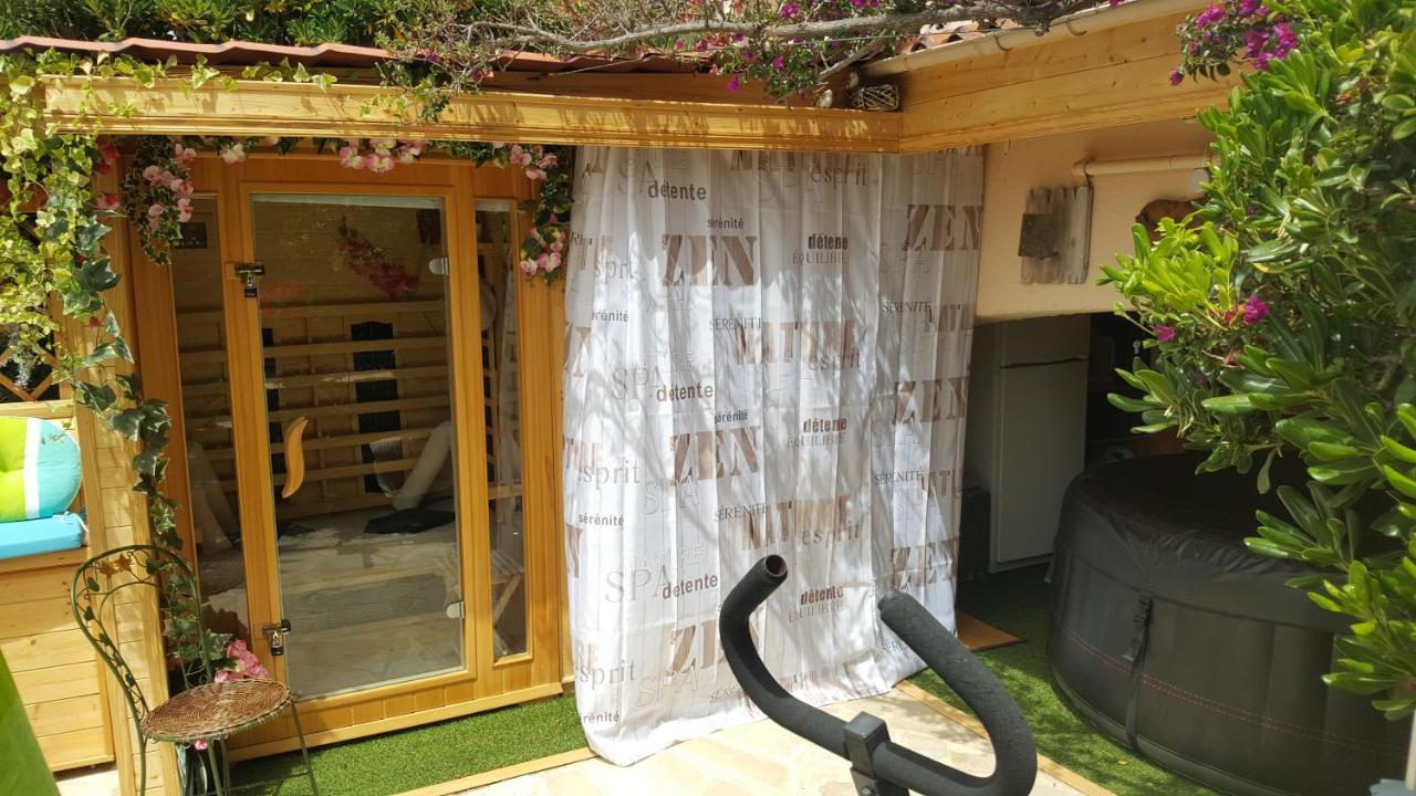 Nouveau ! Chambre D'Hote Insolite Privee " Coeurs De Pirates A Bali En Provence" Spa Sauna Massages Dans Cadre Exotique D'Amenagements Exterieurs D'Exception Ete Comme Hiver Bienvenue !!! Cavalaire-sur-Mer Exterior photo